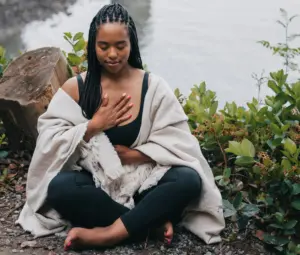 Spirituality in a Time of Chaos meditating