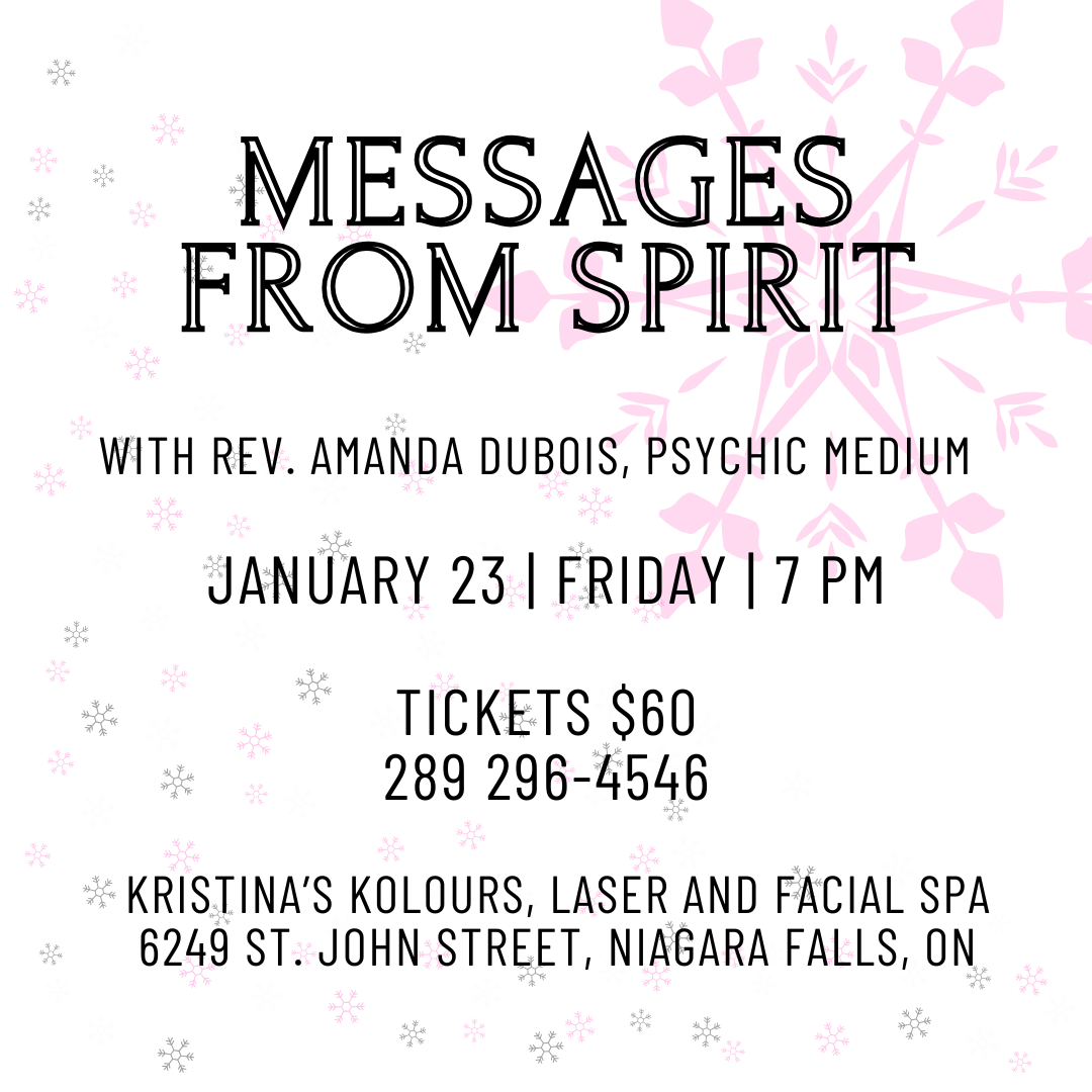 Messages From Spirit with Rev. Amanda Dubois KKJan23 1