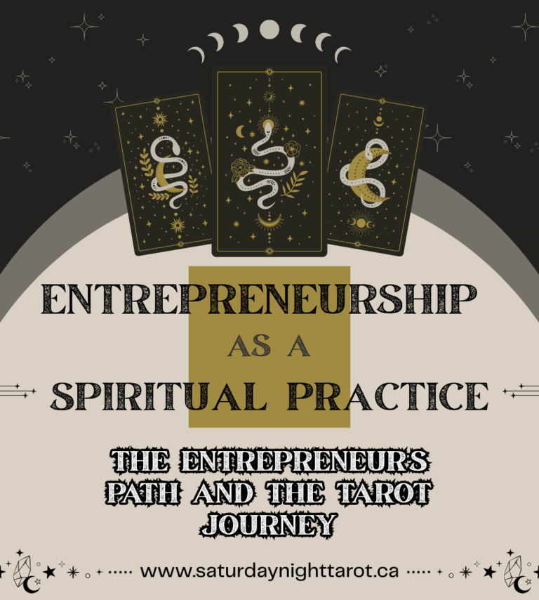 Entrepreneurship as a Spiritual Practice: What Tarot Teaches About Building a Business entrepreneurship as spiritual practice