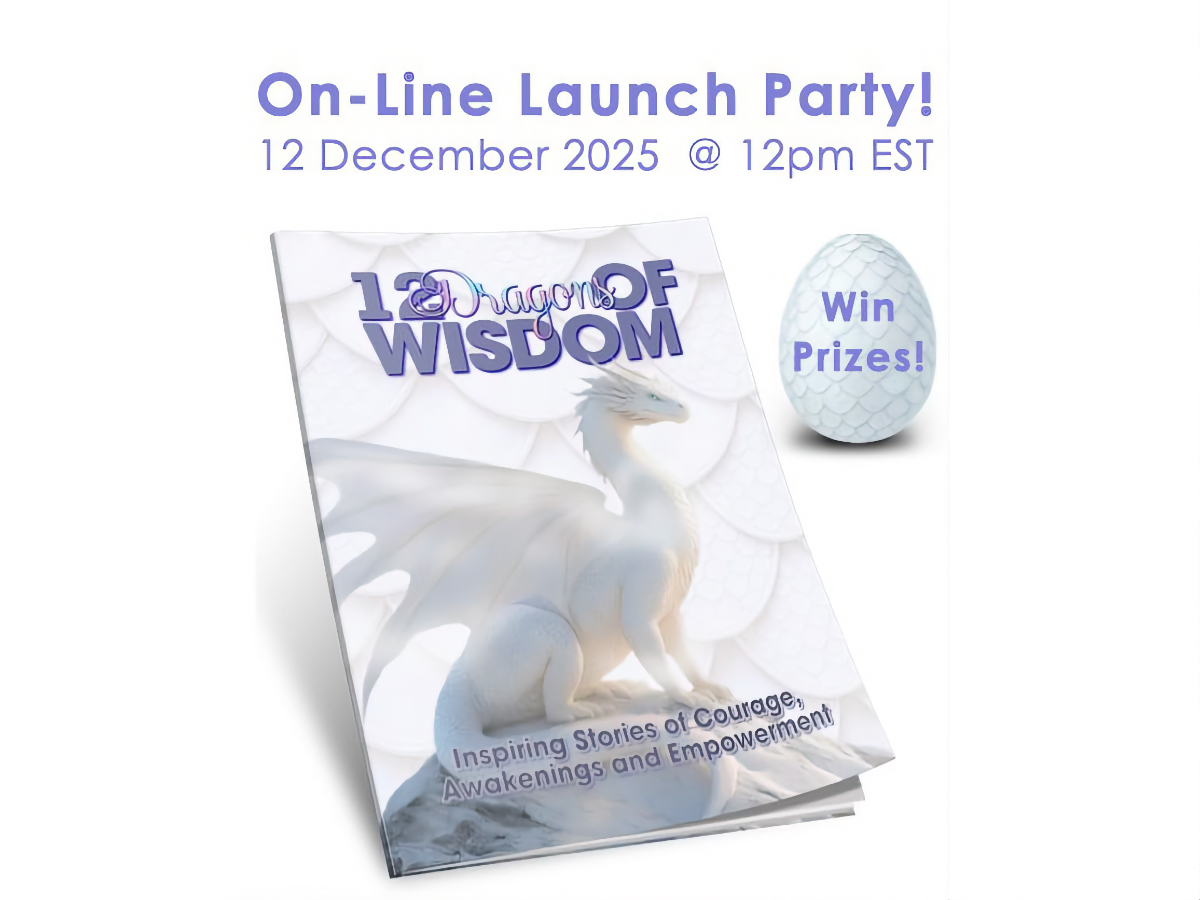 "12 Dragons of Widsom" Online Book Launch Party moira launch party