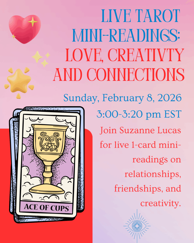 Live Tarot Mini-Readings: Love, Creativity and Connection Live Tarot messages Dec28 no animate