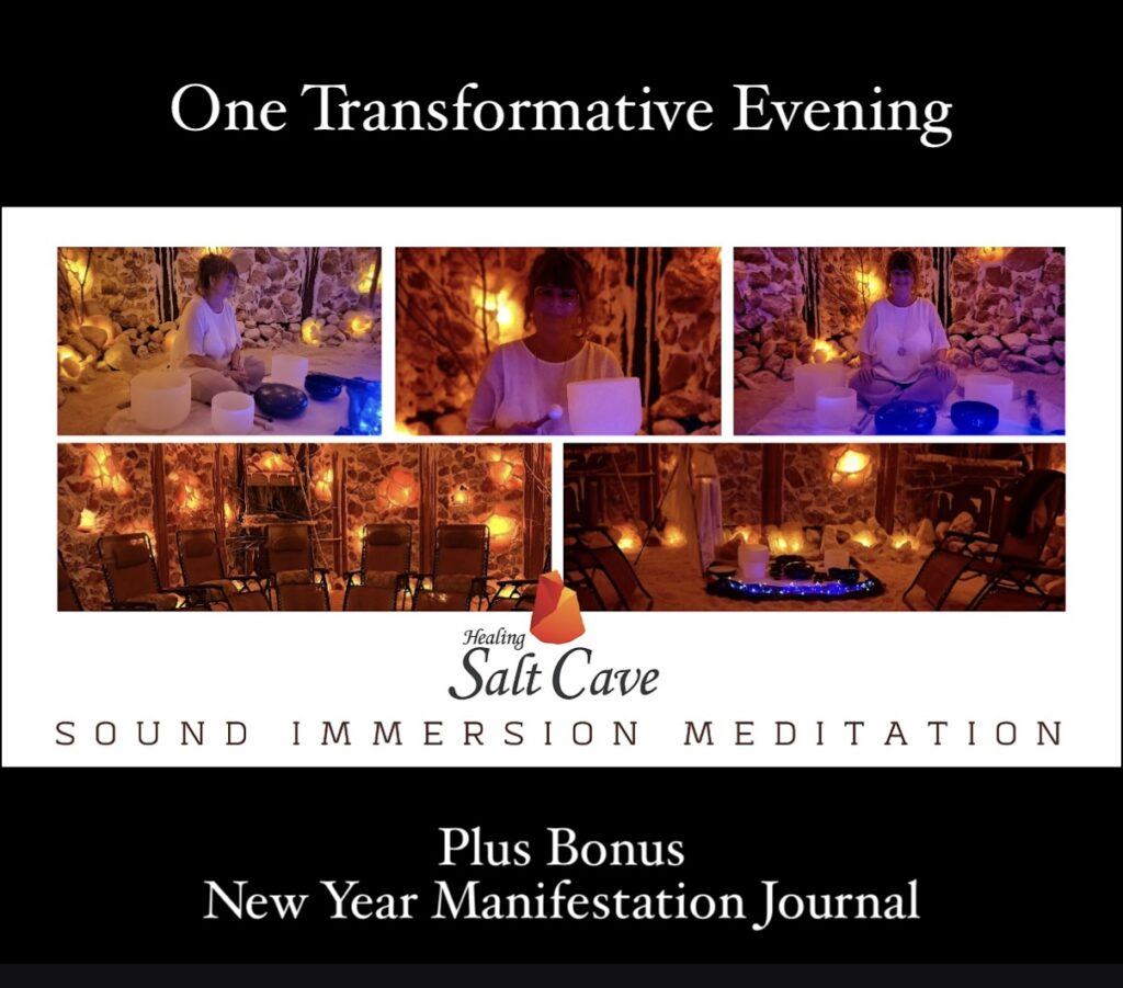 2026 Sound & Journal Salt Cave Event sound immersion mediation plus journaling