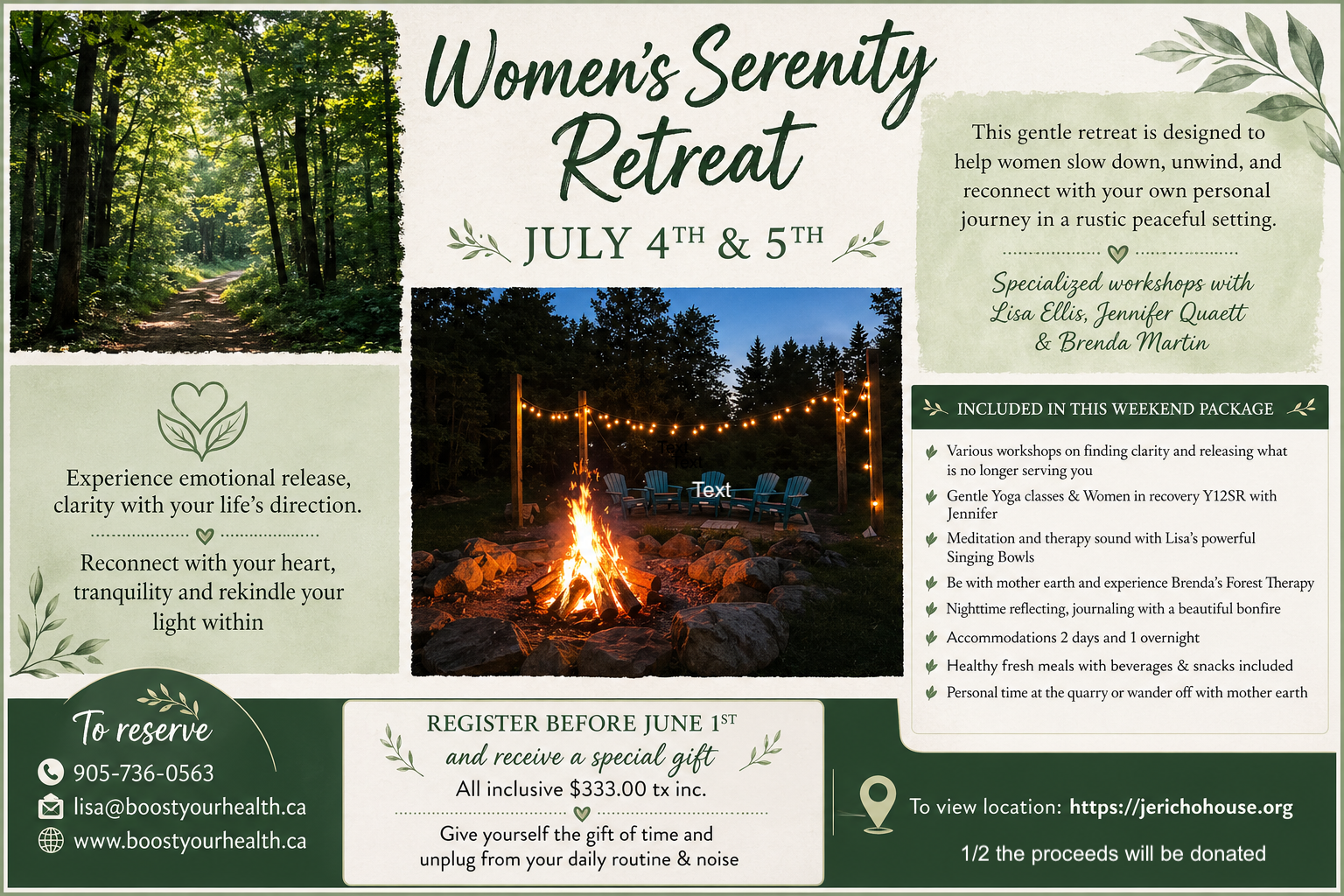 Events Retreat Jericho 2026